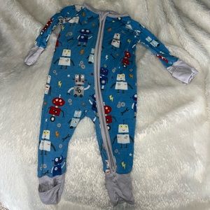 Little Sleepies NB Zippy Robot